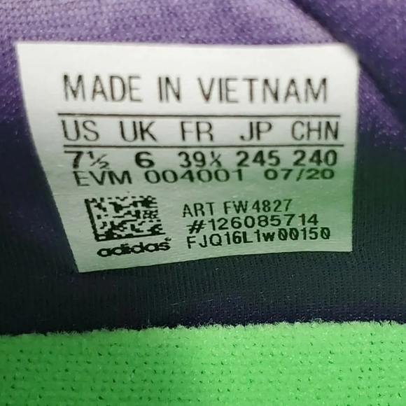 Adidas Day Jogger Originals Women's Sneakers Shoes Size Multi Purple FW4827 New - Picture 4 of 12